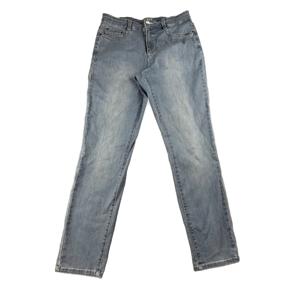 FDJ French Dressing Jeans Women 16P Blue Suzanne Straight‎ High Rise Workwear